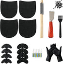 2-in-1 Rubber Shoe Heel Repair Kit with Cutter, Rasp File, Heavy Duty Glue & Shoe Nails, Anti-Slip Heel Pads for… — 1