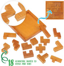 Wooden Brain Teaser Puzzles for Kids Children & Adults. New Level of Challenge for Those who Love Good Mental Workout — 4