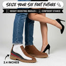 6FT CLUB Height Increase Insoles for Men, 3-Layer Shoe Lifts, Size 8-11.5 — 2