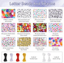 Quefe 84 Colors 4900pcs Kandi Bead Pony Beads Kandi Bracelet Kit — 4