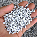 JULIMAIDONG Alphabet Beads A-Z 1350+Pcs Letter Number Hearts Bracelets Bead — 6