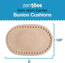 ZenToes Bunion Pads to Wear with Shoes, Waterproof Protectors, 48 Count | Beige Sensitive Skin | 48 Pack — 4