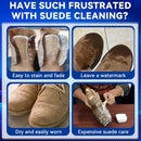 Suede Shoe Cleaner Kit, No-Rinse Foam Suede and Nubuck Cleaner — Remove Stain, Dirt & Water Mark for Suede Fabric — 3