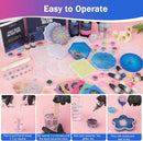 KISREL Epoxy Resin Kit for Beginners, 32oz Resin Kit with Coaster Molds — 5