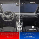 EzyShade Car Windshield Sun Shade. See Vehicle Size-Chart. Medium (M) Size — 3
