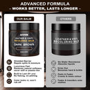 Dark Brown Leather Recoloring Balm, Color Restorer, Scratch Remover, Leather dye & Paint for Furniture, Couches,Car Seats — 3