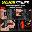 BLITZU Bike Tail Light, 2 Pack USB-C Rechargeable LED Bicycle Rear Lights — 6