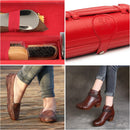 Stone and Clark Compact Travel Size Leather Shoe Shine Kit for Men & Women | Red — 6