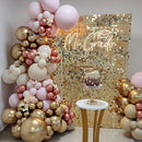 Rose Gold Balloons, 60Pcs Boho Wedding Bridal Shower Princess Party Balloon | Rose Gold Pink — 7