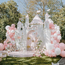 Pink Balloon Arch Kit, 145Pcs Baby Shower Birthday Decor | Pink White — 3
