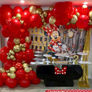 Red and Gold Balloon Arch Kit, ADOINBY 140Pcs Gold Balloon Red Balloon Confetti Balloon 18 12 10 5 Inch Different Size Balloons for Valentine's Day Wedding Birthday Engagements Anniversary Decoration — 3