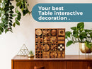 BSIRI 16 in 1 Wooden Brain Teaser Puzzles for Adults and Seniors Interlocking 3D Mini Wood Mind Games Hand Puzzle Teasers Set Toys Coffee Table Games Gift — 4