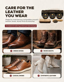 Stone and Clark Compact Travel Size Leather Shoe Shine Kit for Men & Women | Dark Brown — 6