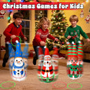 Christmas Games Gifts for Kids Family, Christmas Inflatable Santa, Snowman & Elf Ring Toss Game Set, Office Party Favors Supplies, Indoor Outdoor Carnival Party Decorations Toys — 2