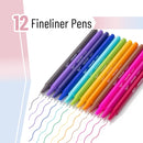 Mr. Pen- Colored Fineliner Pens, 12 Pack, 0.4mm | Multicolor — 2