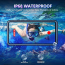 Temdan Designed for Samsung Galaxy S25 Ultra Case Waterproof, Built-in Lens & Screen Protector Military Grade Shockproof Dropproof IP68 Underwater Full Body Phone Case for Galaxy S25 Ultra 6.9"-Black — 3