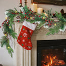 winemana 6 FT Pre-lit Artificial Christmas Garland with Lights for Mantle — 6