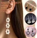 TOAOB 150pcs Hypoallergenic Earring Hooks Mixed Colors Ear Wire Hooks Earring Making Kit with 1000pcs Open Jump… — 7