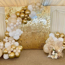 Awenztech 122pcs Metallic Gold Latex Balloons in 18 12 10 5 inches — 4