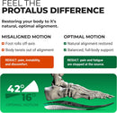 Protalus T-100 Lite Insoles – Patented Alignment Technology for Over-Pronation, Heel & Arch Support, Pain Relief – Deep Heel Cup for Active & Casual Shoes 3