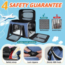 Petskd Top-Expandable Small Pet Carrier 17"x11"x9.5" Airline Approved