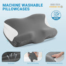 FSA Eligible CPAP Pillow for Users to Reduce Air Leaks & Mask Pressure - Dark Grey — 7