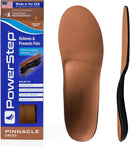 PowerStep Pinnacle Dress Orthotic Insoles, Arch Pain Relief for Dress Shoes, Plantar Fasciitis Relief, Supports Pronation, Made in The USA (Men's 4-4.5 / Women's 6-6.5) 1