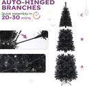 YITAHOME Prelit Black Pencil Christmas Tree 6 FT with Remote — 5