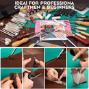 Nicpro 160PCS Upgrade Leather Tooling Professional Kit with Storage Handbag — 7