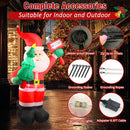 6 FT Christmas Inflatable Santa Claus Outdoor Decorations with Built-In LEDs, Blow-Up Santa for Yard Decorations, Inflatable Xmas Decorations for Christmas Indoor, Outdoor, Garden, Lawn, Winter Decor. — 3