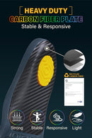 GED Carbon Fiber Insoles for Men & Women, High Arch, Heavy Duty 220 lbs — 4