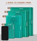 Biuwory Leather Journal Notebook,256 Thick Lined Pages,Hardcover 5.7"×8.3" | Blue | Lined-256 Pages (5.7"×8.3") — 2
