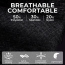 NeoTech Care Ankle Support Sleeve - Open Heel, Light, Elastic & Breathable Knitted Fabric - Medium Compression - For Men, Women, Kids - Right or Left Foot (Black Color, Size M, 1 Pair) — 4