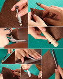 Nicpro 85PCS Leather Tooling Beginner Kit with Custom Storage Bag — 7
