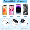 takyu Phone Lanyard, 2 Pack Adjustable Cell Phone Lanyard Crossbody Neck Strap & 2 Pack Phone Wrist Strap with 2 Pcs Tether Tabs Compatible for iPhone Android Smartphones-Black Grey photo 6