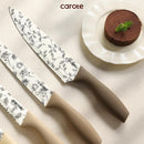 CAROTE Kitchen Knife Set, 6 Floral Knives with 6 Blade Guards, 12-Piece — 6