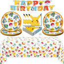 Pokemon Birthday Decorations Party Supplies with Banner & Tablecloth — 1