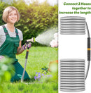 Unywarse Garden Hose 50FT Metal Water Hose with 10 Function Nozzle No-Kink — 6