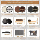 Cruzix Leather Shoe Polish Kit- Shoe Shine Gift for Men with Black Brown Neutral Shoe Polish Horsehair Brush Sponge Cloth — 3