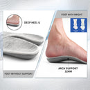 210lbs+ Winter Wool Warm Insole Plantar Fasciitis Pain Relief Men Arch Support Orthotic Insert Flat Feet Women, Heel Spur Relief Work Boot Shoes Insole Standing All Day Size8, 270MM - Gray — 4