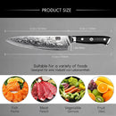 SHAN ZU Chef Knife 8 Inch Japanese Steel Damascus Kitchen Knife
