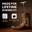 Leather Hero Metal Boot Instep Stretcher and Vamp Raiser - Shoe Stretcher for Western/Cowboy, Hiking, Work, & Riding Boots, Adjustable Shoe Instep Raiser for Men and Women - Heavy Duty — 3