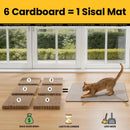 Conlun Cat Scratcher Mat,Natural Sisal Cat Scratch Pad,Horizontal Floor Cat Scratching Pads Rug for Indoor Cats Grinding Claws Nails,Cat Furniture Protector for Couch & Carpets & Sofas — 4