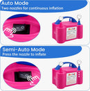 PCFING Balloon Pump Electric with Dual Nozzle & Balloon Tie Tool | Large — 4