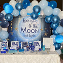Blue Balloons Metallic Blue Balloon, 60Pcs 12Inch Chrome Blue Balloons Kit Macaron Light Pearl Navy Blue Latex Balloons for Birthday Wedding Party Decoration — 7