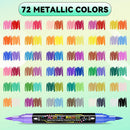 WINSONS 72 Colors Dual Tip Acrylic Paint Pens Markers, 36 Set Permanent Acrylic Paint Pens, Waterproof, Quick-Dry, Ideal for Rock Painting, Canvas, Glass, Wood, Ceramic, DIY Crafts & Art Supplies — 4