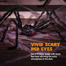 JOYIN Halloween Outdoor Decorations Giant Spider, 5 Ft Large Spider for Yard Lawn Garden Patio Scary Halloween Outside Decor, Indoor Haunted House Prop and Home Party Decor, Black — 4