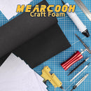 Black eva Foam roll, (1mm to 20mm) Premium Cosplay EVA Foam Sheet,2mm Thick,49"x13.5",High Density 86kg/m3 for Cosplay Costume, Crafts, DIY Projects by MEARCOOH | Thickness-2mm — 6