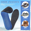 2 Pairs Memory Foam Shoe Inserts for Men Women, Comfort Insoles - Blue — 5