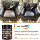 Leather Recoloring Balm Dark Brown Leather Dye Vinyl Paint Car Interior Seat Furniture Couch Recliner Chair Boots Jacket Shoes Bag Purse — 4